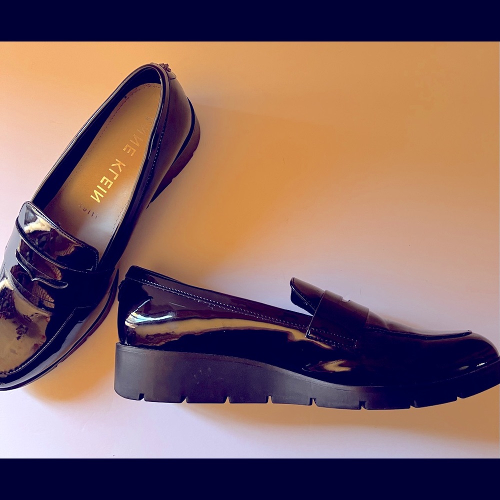 Anne Klein Iflex Patent Loafers Size 10